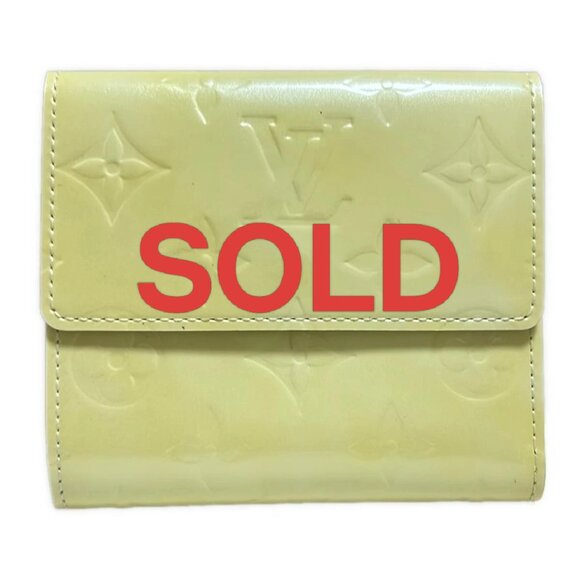 Louis Vuitton Handbags - LOUIS VUITTON Porte Monnaie Leather Vernis Wallet 125-062925